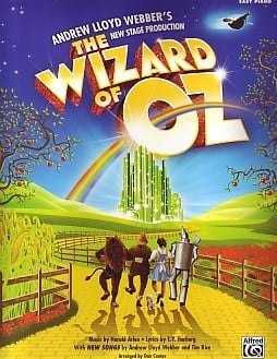 Wizard of Oz New Stage Production for Easy Piano published by Alfred