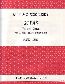 Mussorgsky: Gopak for Piano Duet published by Edwin Ashdown