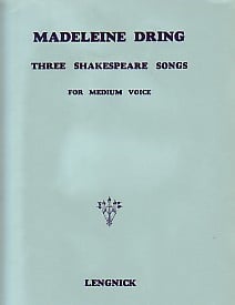 Dring: 3 Shakespeare Songs for Medium voice published by Lengnick