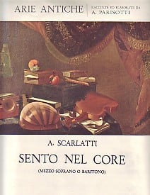 Scarlatti: Sento Nel Core published by Ricordi