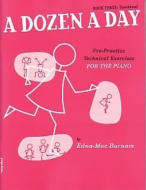 A Dozen a Day Book 3 (Transitional) for Piano published by Willis Music