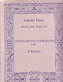 Faure: Nocturne No 8 in Db for Piano published by Leduc