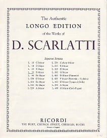 Scarlatti: Sonata in B minor L33 for Piano published by Ricordi