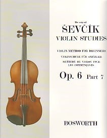 Sevcik: Violin Studies Opus 6 Part 7 published by Bosworth