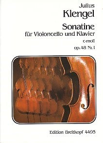 Klengel: Sonatine in C Minor Opus 48 No 1 for Cello published by Breitkopf