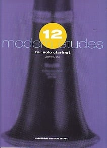 Rae: 12 Modern Studies for Clarinet published by Universal Edition