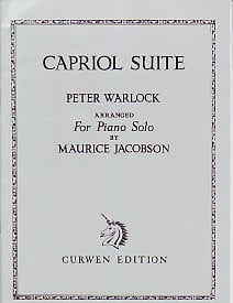 Warlock: Capriol Suite for Piano Solo published by Curwen