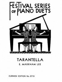Markham Lee: Tarantella for Piano Duet published by Curwen