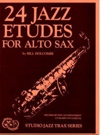 Holcombe: 24 Jazz Etudes for Alto Saxophone published by Musicians Publications