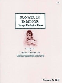 Pinto: Sonata in Eb minor for Piano published by Stainer and Bell