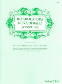 Intabolatura Nova di Balli for Keyboard published by Stainer & Bell