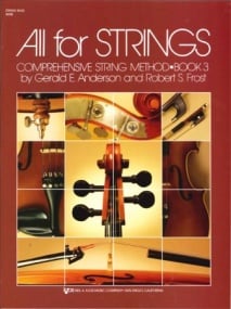 All for Strings Book 3 for String Bass published by KJOS