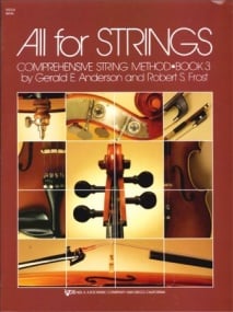 All for Strings Book 3 for Viola published by KJOS