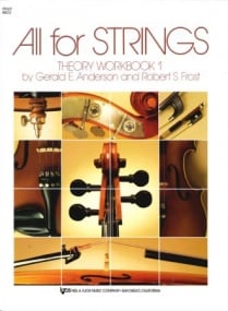 All for Strings Theory Workbook 1 for Cello published by KJOS