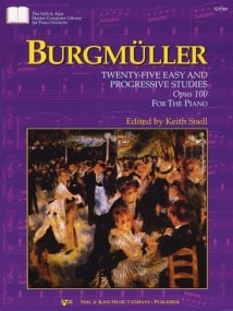 Burgmuller: 25 Easy and Progressive Studies Opus 100 for Piano published by Kjos