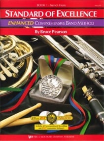 Standard Of Excellence: Enhanced Comprehensive Band Method Book 1 (French Horn) published by Kjos