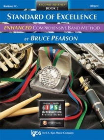 Standard Of Excellence: Enhanced Comprehensive Band Method Book 2 (Baritone Treble Clef) published by KJOS