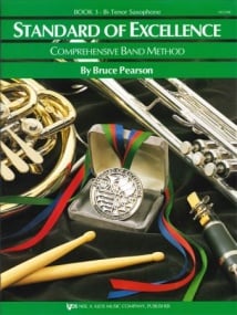 Standard Of Excellence: Comprehensive Band Method Book 3 (Tenor Saxophone) published by KJOS
