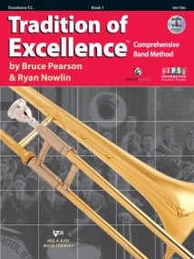 Tradition of Excellence: Book 1 (Trombone Bass Clef) published by Kjos