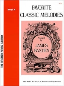 Bastien Favourite Classic Melodies Level 4 for Piano published by KJOS
