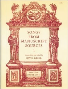 Songs from Manuscript Sources: 1 published by Stainer & Bell