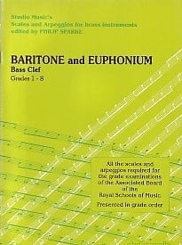 Sparke: Scales and Arpeggios for Baritone & Euphonium (Bass Clef) published by Studio