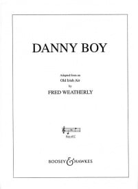 Weatherly: Danny Boy In C published by Boosey & Hawkes