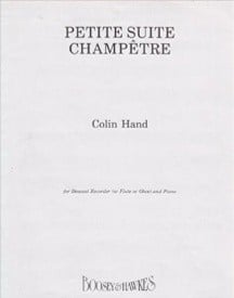 Hand: Petite Suite Champetre Opus 67 for Descant Recorder published by Boosey & Hawkes