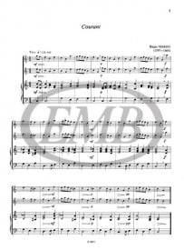 Chamber Music for two melodic instruments and basso continuo 1 published by EMB