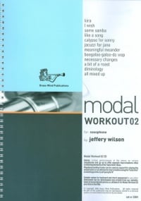 Wilson: Modal Workout 02 for Saxophone published by Brasswind (Book & CD)