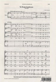 Stanford: Te Deum Laudamus In Bb SATB published by Novello