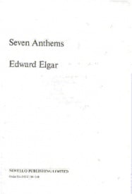 Elgar: Seven Anthems published by Novello - Vocal Score