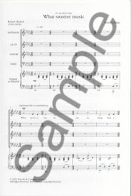 Allain: What Sweeter Music SATB published by Novello