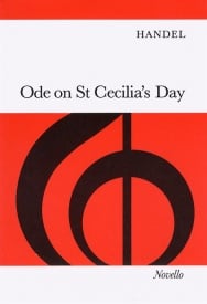 Handel: Ode On St. Cecilia's Day published by Novello - Vocal score