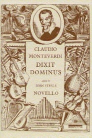 Monteverdi: Dixit Dominus published by Novello - Vocal Score