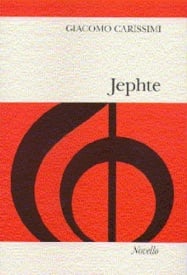 Carissimi: Jephte published by Novello - Vocal Score