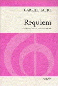 Faure: Requiem (SSA) published by Novello