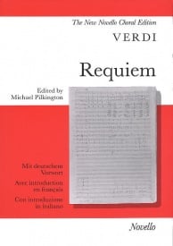 Verdi: Requiem published by Novello - Vocal Score