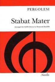 Pergolesi: Stabat Mater published by Novello - Vocal Score