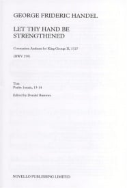 Handel: Let Thy Hand Be Strengthened SAATB published by Novello
