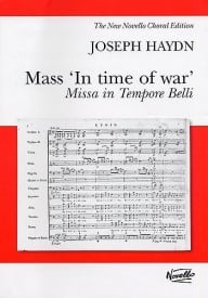 Haydn: Mass In Time Of War published by Novello - Vocal Score