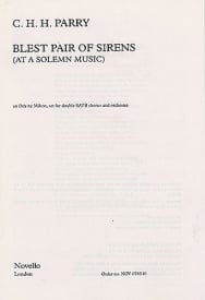 Parry: Blest Pair Of Sirens (Double Chorus SSAATTBB) published by Novello