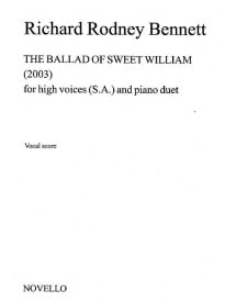 Bennett: The Ballad Of Sweet William SSA published by Novello