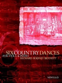 Bennett: Six Country Dances for Viola published by Novello