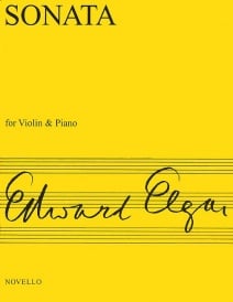 Elgar: Sonata in E Minor for Violin published by Novello