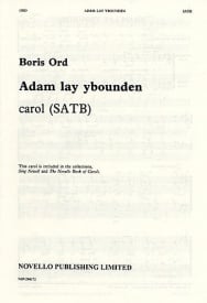 Ord: Adam Lay Ybounden published by Novello