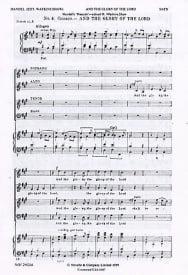 Handel: And The Glory Of The Lord SATB published by Novello