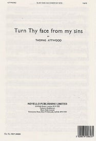 Attwood: Turn Thy Face From My Sins SATB published by Novello