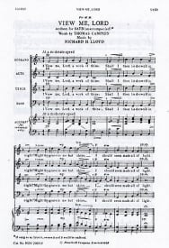 Lloyd: View Me Lord SATB published by Novello