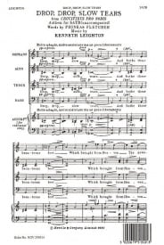 Leighton: Drop, Drop, Slow Tears SATB published by Novello